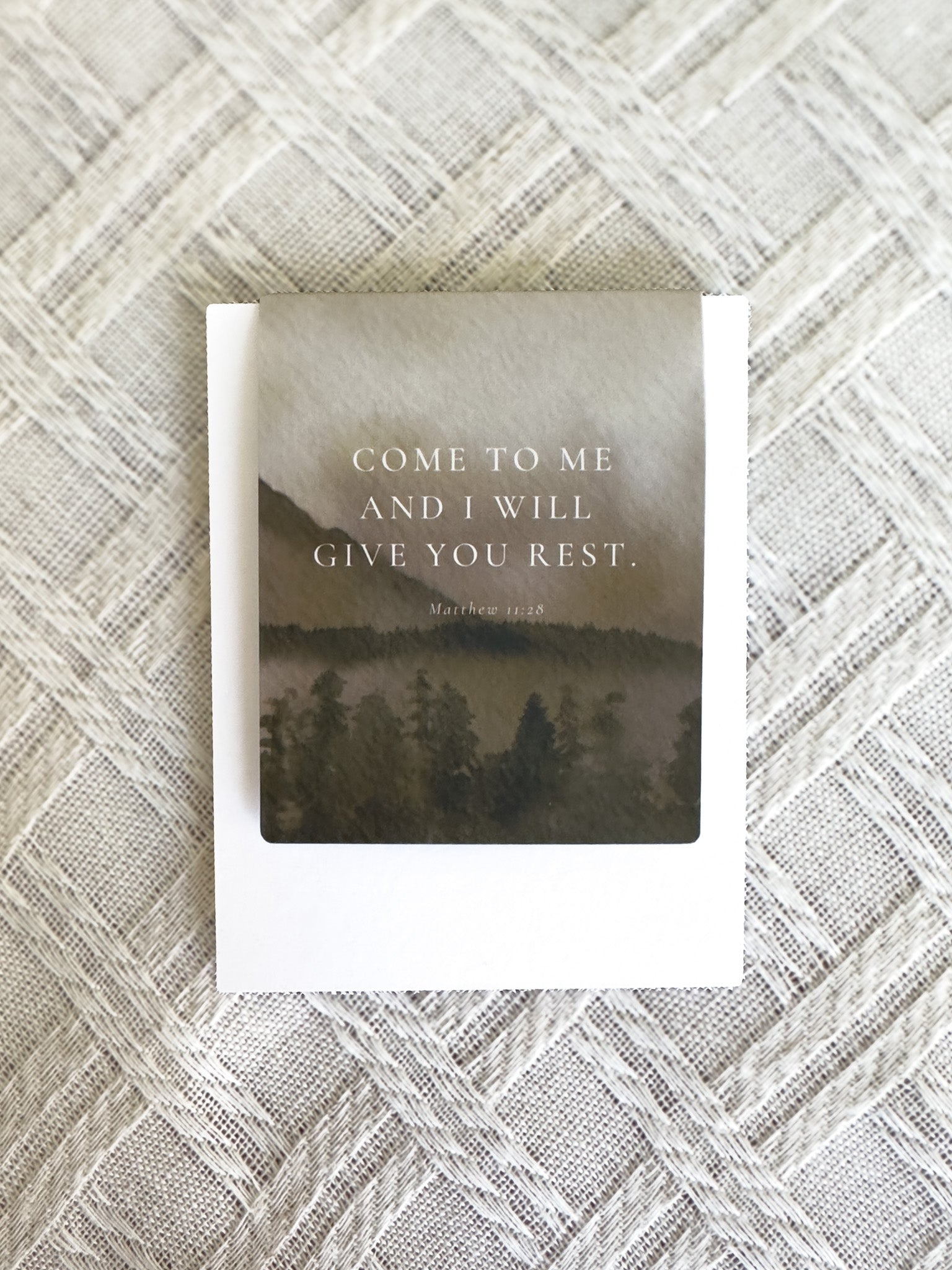 Matthew 11:28–30 Magnetic Bookmark – Christian Bible Verse Page Marker