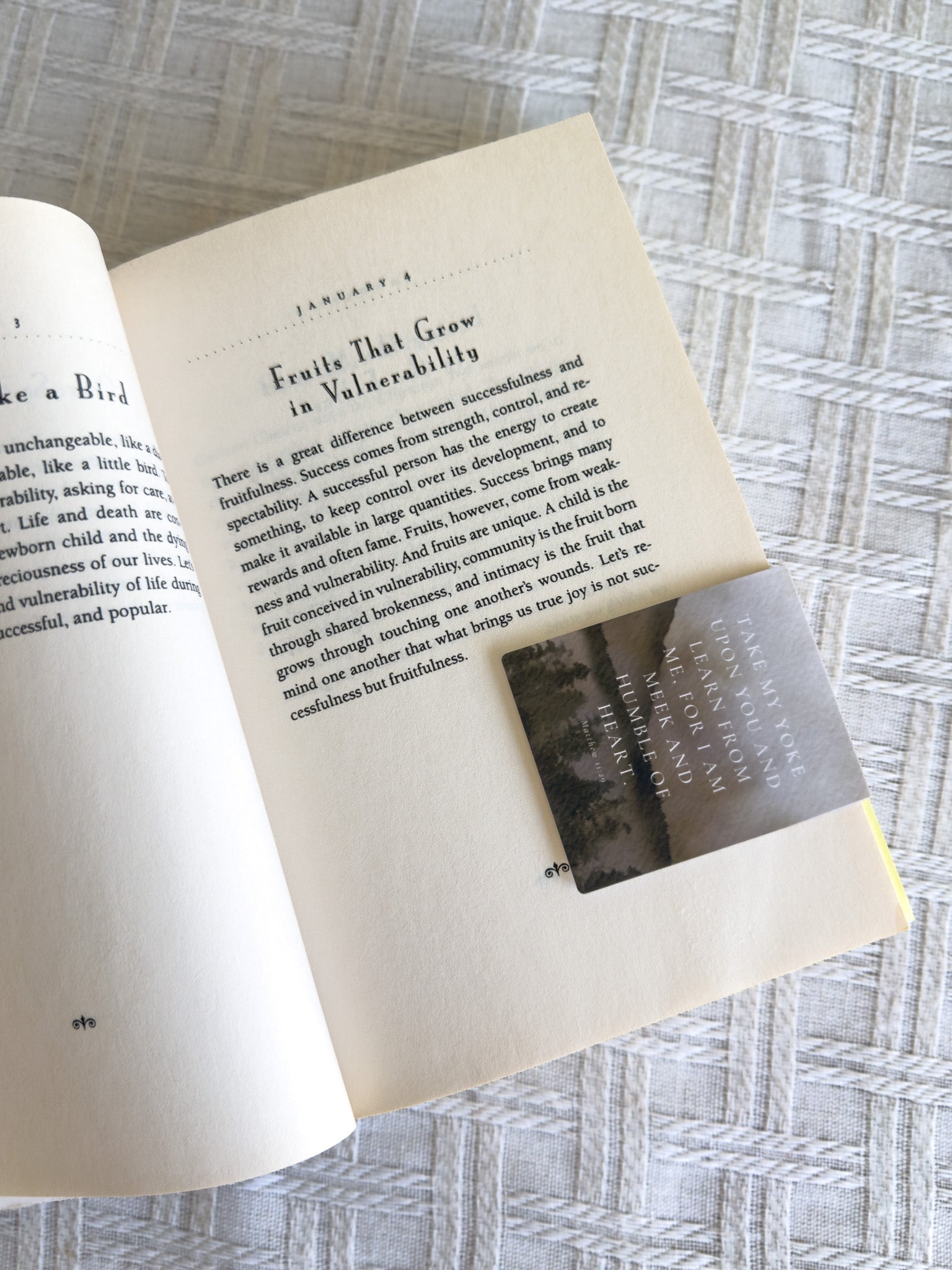 Matthew 11:28–30 Magnetic Bookmark – Christian Bible Verse Page Marker