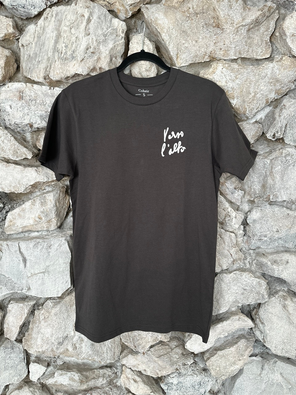 Verso L’Alto Premium Catholic T-Shirt – Pier Giorgio Frassati Signature Short Sleeve Tee