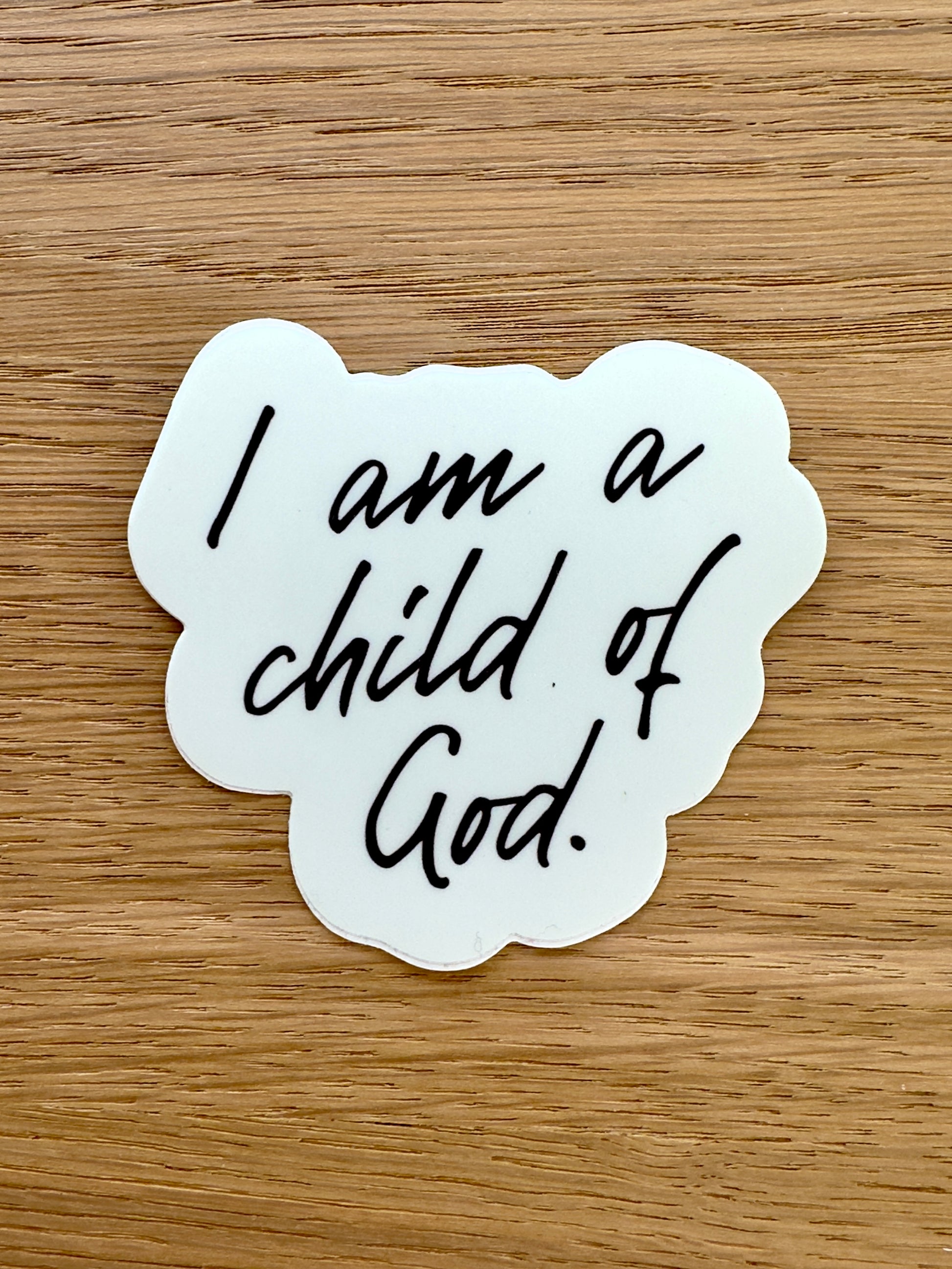 Child of God Christian Sticker – Durable Weatherproof Vinyl Faith Sticker