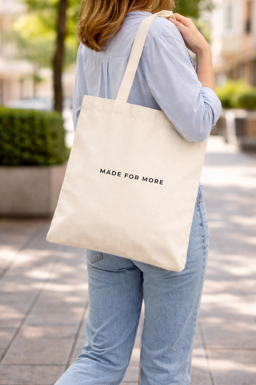 Made for More Cotton Tote Bag – Inspirational Christian Canvas Tote